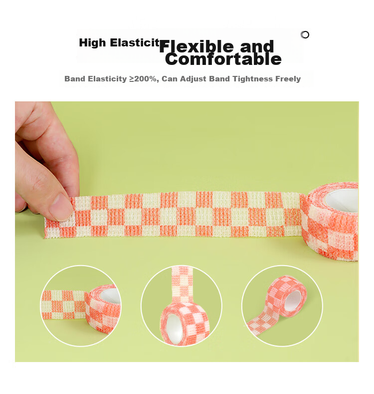 Zhonghua (Chung Hwa) Finger Protector Bandage, Anti-Callus And Anti-Friction, for Girls, Ins Style, Cute Adhesive Tape, Hand Protection, Self-Adhesive Writing Grip Tape, 4 Rolls Pack, GF0005B 8