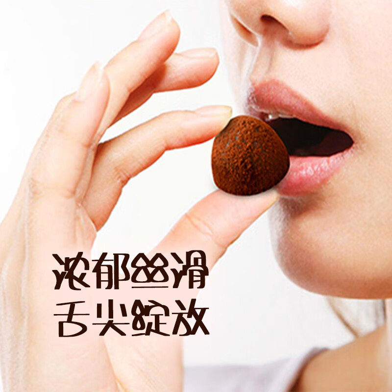 卜珂零点 黑松露巧克力500g 生日礼物休闲零食品过节日精美礼盒 伴手礼