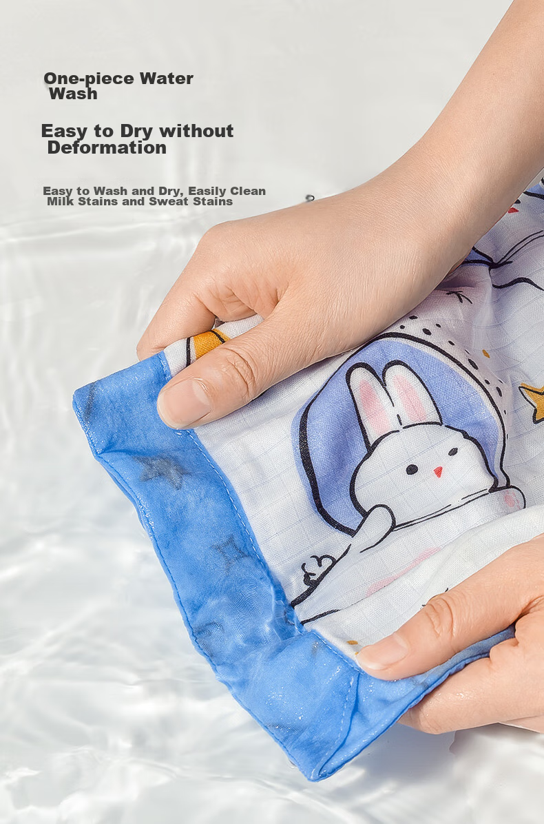 Xinandai Children's Pillow, Cassia Seed Pure Cotton Double-Sided Pillow for All Seasons, Washable Pillow for Babies 1-6 Years Old And Students, Sweet Rabbit Desig 8