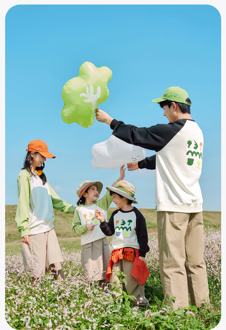 Minibala Children's Sweatshirt, Spring New Arrival, Parent-Child Matching Top, [Artist Collaboration] 5