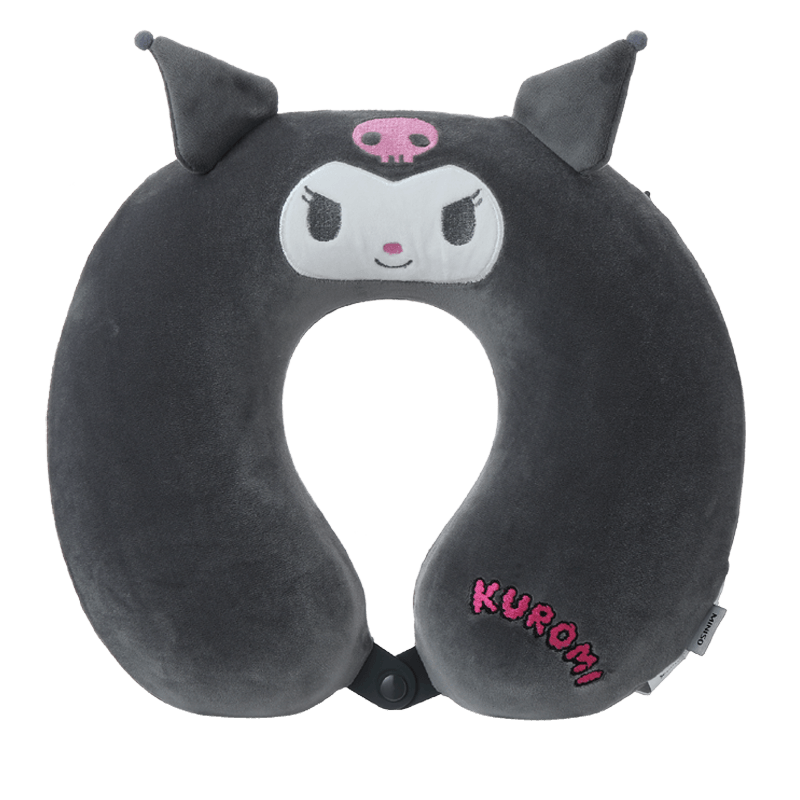 MINISO Kuromi Series Memory Foam U-Shaped Pillow, Nap Pillow, Travel Pillow, Classroom Pillow, Office Pillow, Hugging Pillow, Birthday Gift