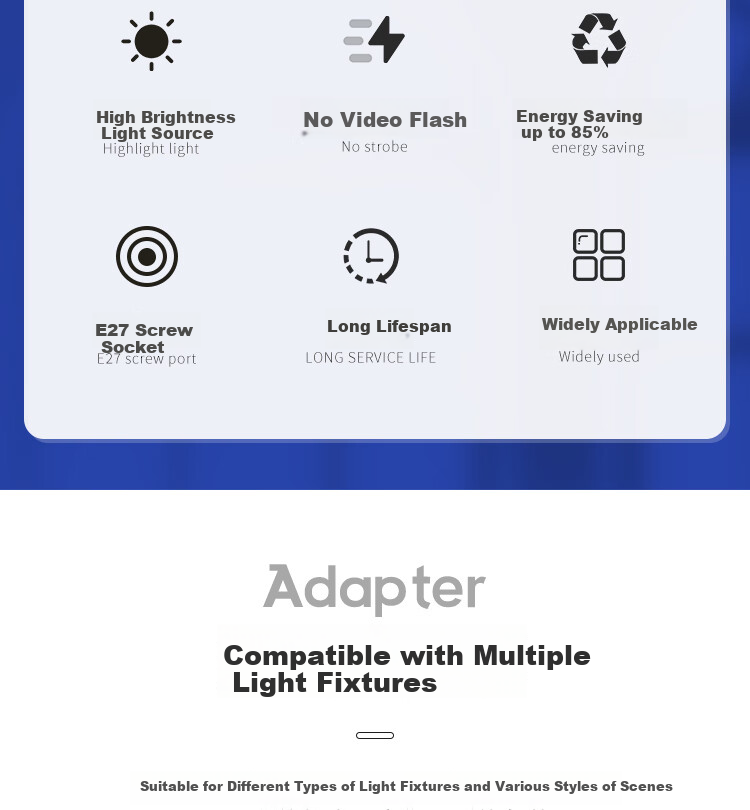 PHILIPS LED Bulb, Energy-Saving Lamp, High-Power Lighting Globe Bulb, Screw Base E27 Bulb, 7W, Warm Light 3000K 3
