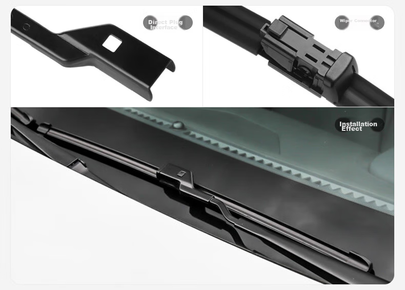 Deyun Tesla Model 3 Windshield Wiper Blades, Original Factory Boneless Rubber Strip, Tesla Maodou 3 Wiper Blades 26/19 5