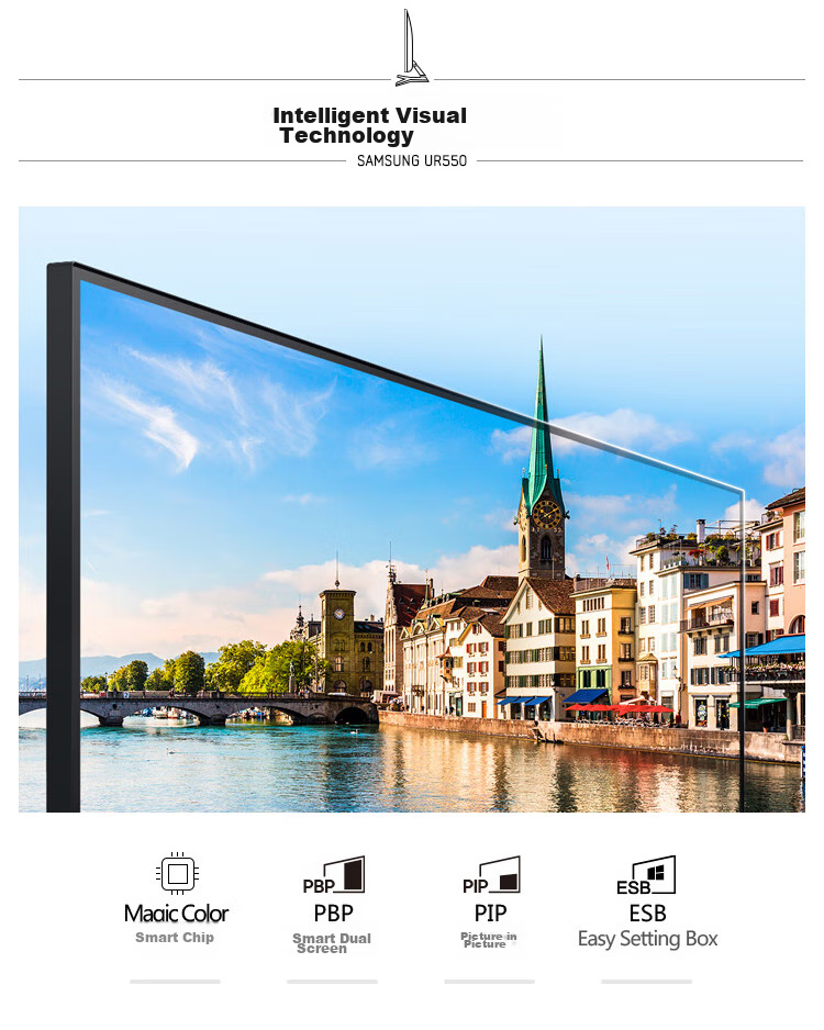SAMSUNG 32-Inch S80UD VA 4K HDMI Type-C KVM Rotating And Height-Adjustable, Tool-Free Installation, Wall-Mounted Computer Office Monitor LS32D806UACXXF 14