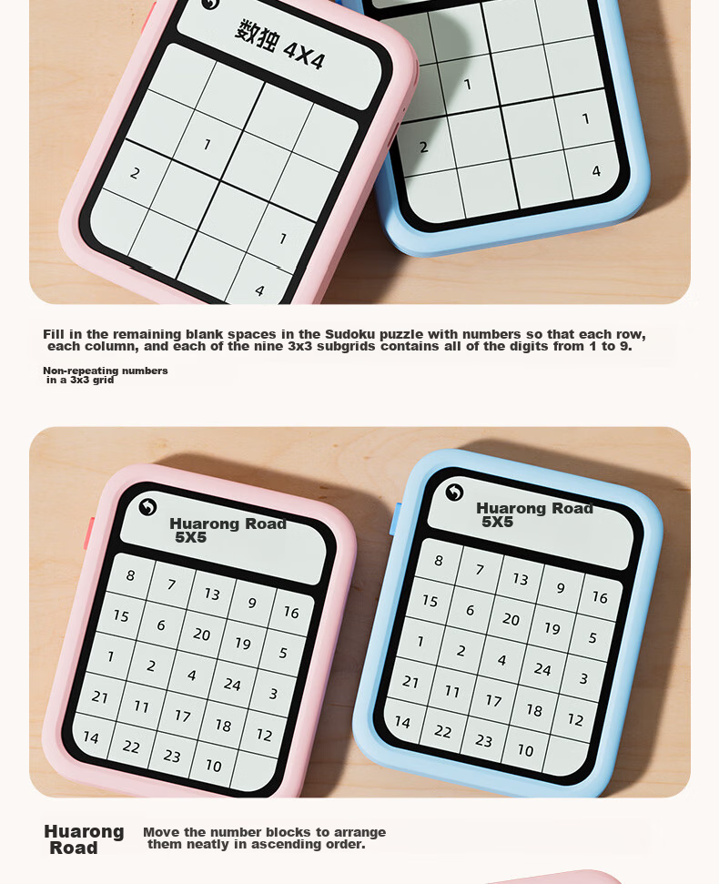 TEN-WIN Children's Concentration And Memory Training Device, Elementary School Student Logical Thinking Smart Touchscreen Early Education Learning Machine, SZ1005-3 Sky Blue 10
