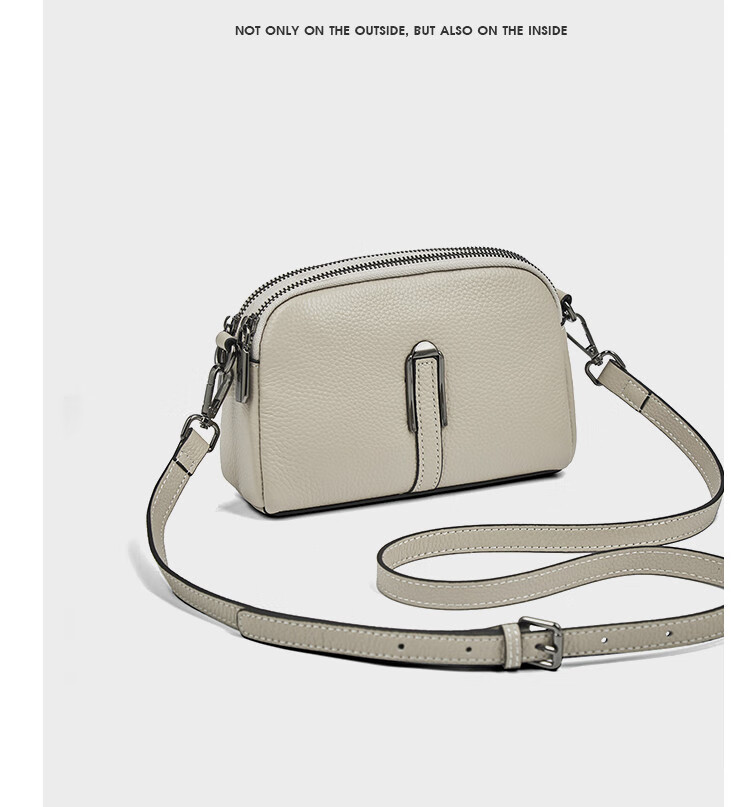 Laorentou Top-Grain Leather Women's Handbag, Large Capacity Phone Bag, Shoulder Crossbody Mom Bag, Valentine's Day Gift for Girlfriend 7