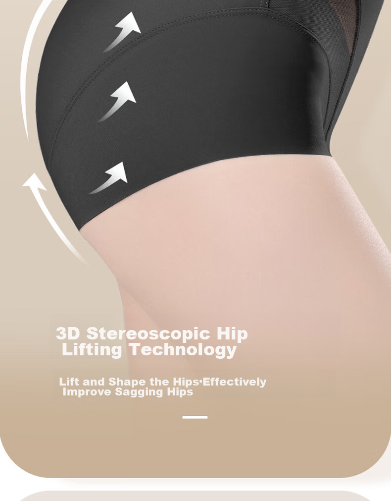Bejirog Summer Thin Tummy Control Pants, High-Waisted Shaping And Butt-Lifting Underwear for Women, Postpartum Waist Slimming Safety Shorts 8
