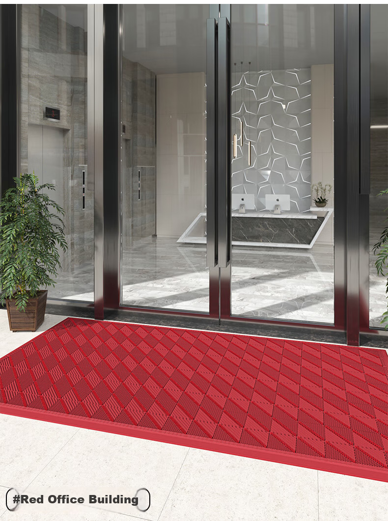 Boneng Entrance Mat, Outdoor Interlocking Non-Slip Mat, Indoor Doorway Foot Mat, Entrance Floor Mat, 75x120cm 5