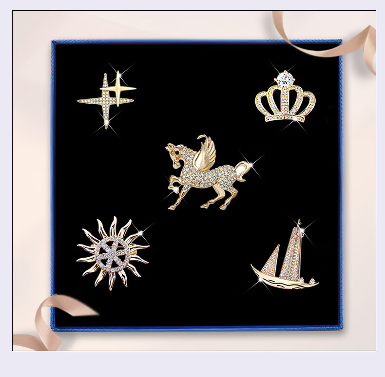 Dijing Chest Pin for Men's Suits And Business Casual Wear, Brooch for Coats And Shirts, Lapel Pin, Birthday Gift 2