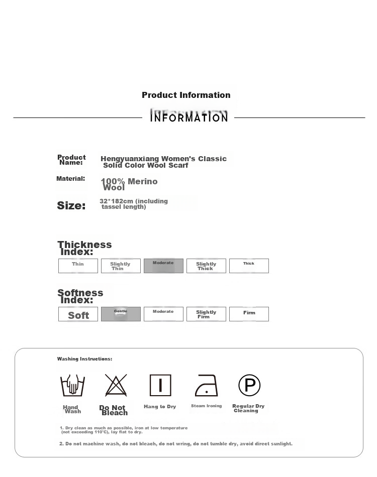 Hengyuanxiang Scarf for Women, Autumn And Winter Pure Wool Neck Warmer, Birthday Gift for Mothers And Elderly, Corporate Annual Meeting And National Day Festival Gift Box Set 13