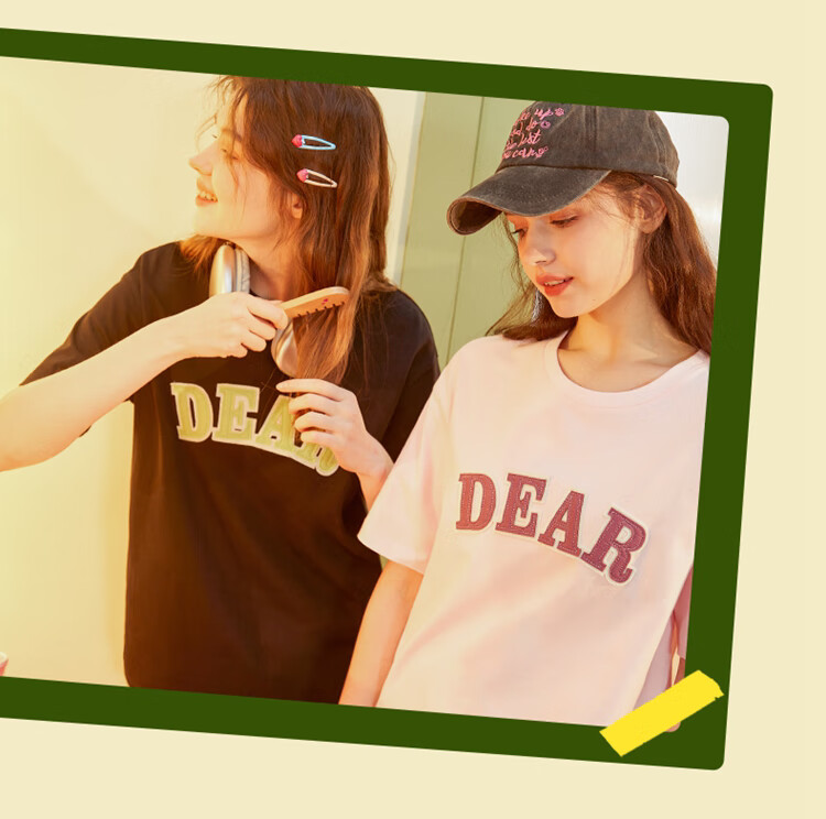 TonLion 2026 Summer Women's Round Neck Short Sleeve Applique Embroidered Casual T-Shirt Black S 11