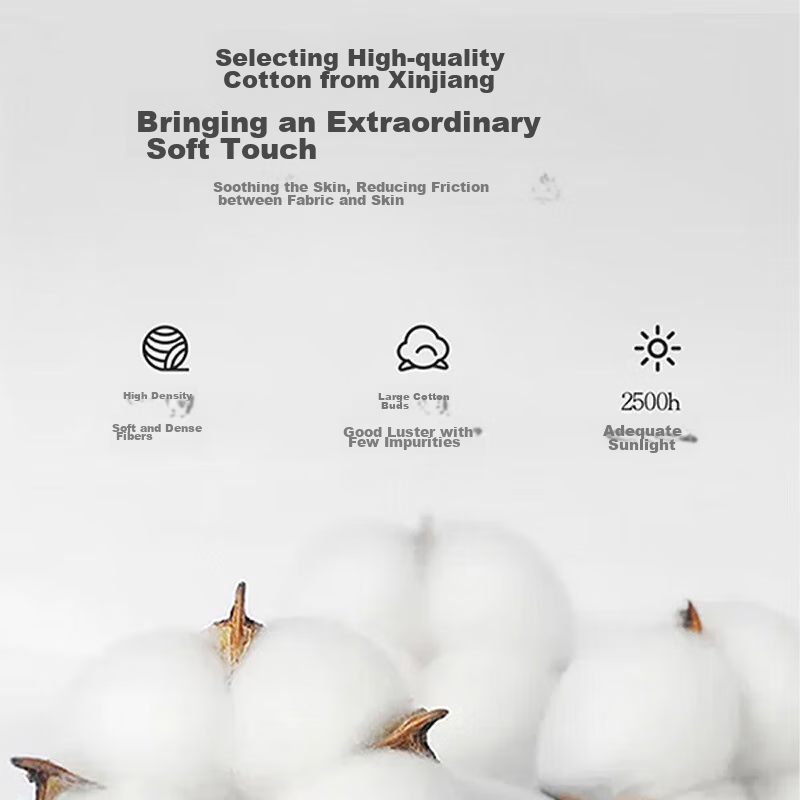 Ranpai Hotel White Pure Cotton Bed Sheet Single Piece, 60s Pure Cotton Bed Cover, for 1.8x2 Meter Bed 240x270cm