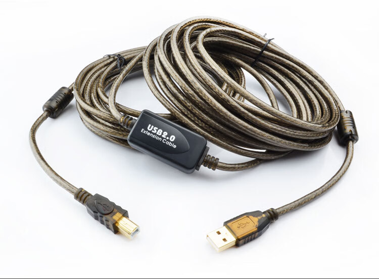 MM USB Printer Cable, 10 Meters, for HP, Canon, Epson Printers, Data Cable, Computer to Printer Connection Cable, USB 2.0 Square Port Extension Cord M-UB010 11