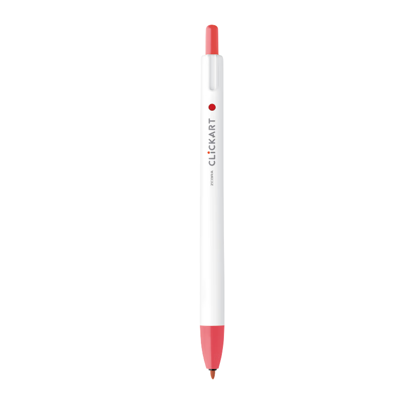 ZEBRA ArtPoint Retractable Watercolor Pen, Student Children's Doodle Drawing Coloring Fine-Tip Colored Pen Journaling Pen WYSS22 Salmon Pink Single Pack