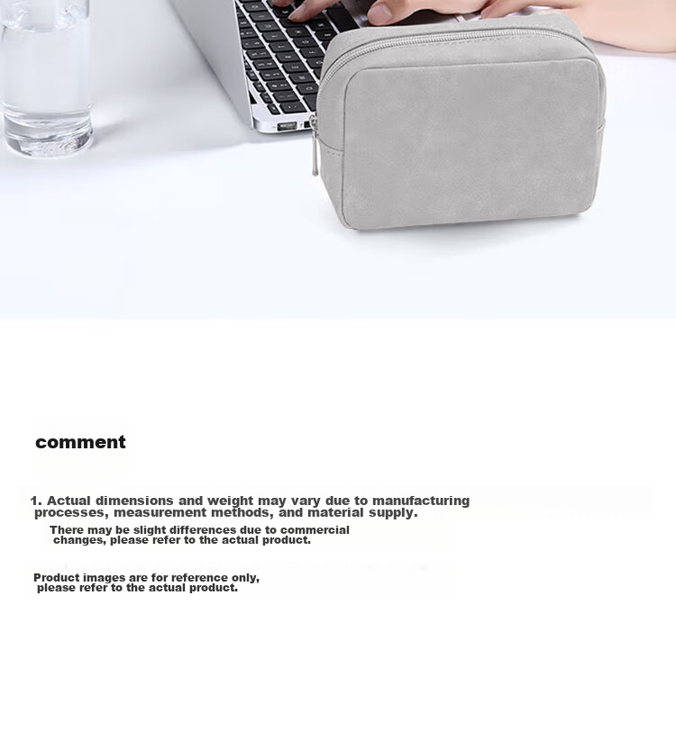 ESCASE Bluetooth Headphone Digital Storage Box, Multifunctional Large Capacity Storage Bag, Data Cable Charger USB Drive Memory Card Earphone Accessories, Compact Shockproof Stress Relief Light Gray 16