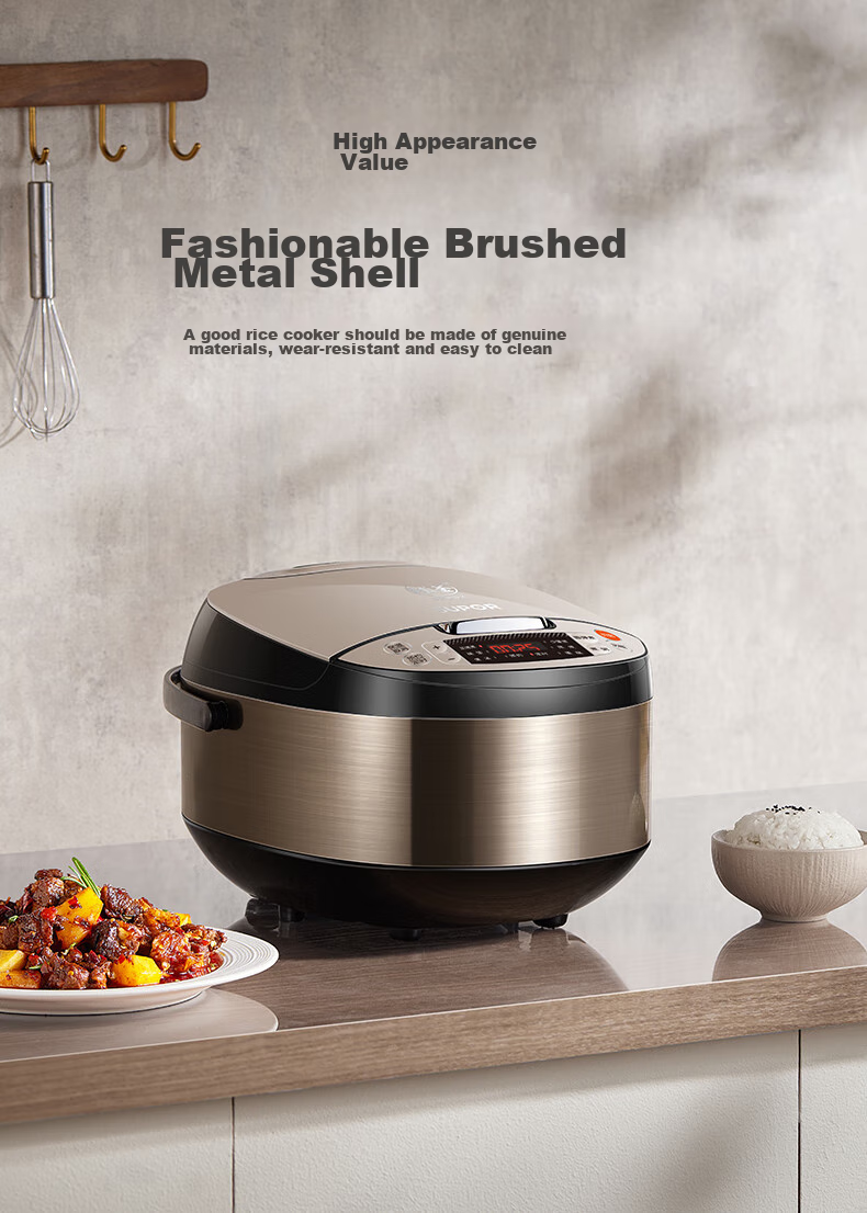 SUPOR Rice Cooker for 4-5 People, Large Capacity 4L Blue Diamond Ball Pot, Wood-Fired Rice, Home Electric Pot, for Cooking Rice, Soup, Porridge, Non-Stick Intelligent Multi-Function Micro-Pressure Rice Cooker SF40FC733 23