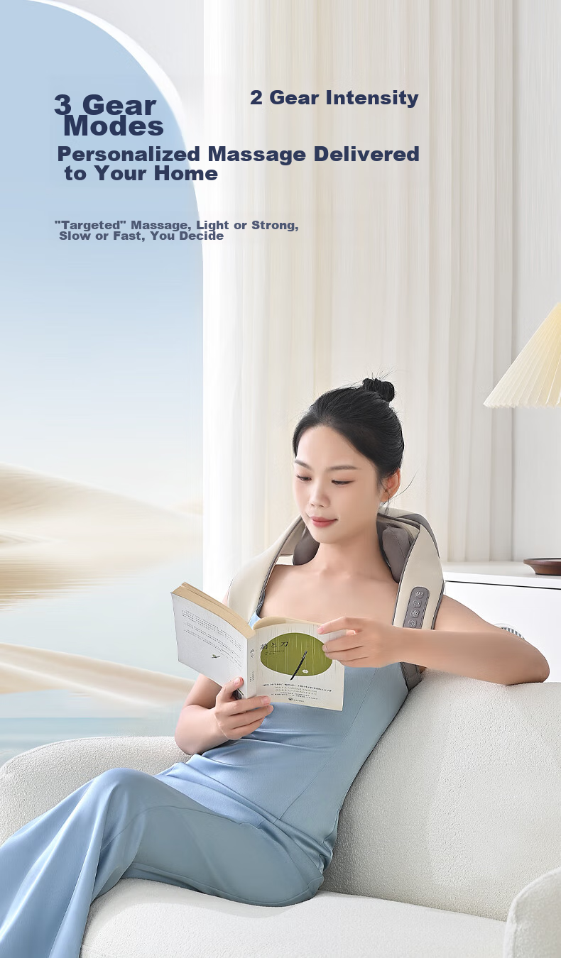 Haier Cervical Massager Shoulder Massage Shawl Neck and Shoulder Trapezius Lumbar Massager Practical Birthday Gift for Parents and Partners HHZ-J503Z-Max 6