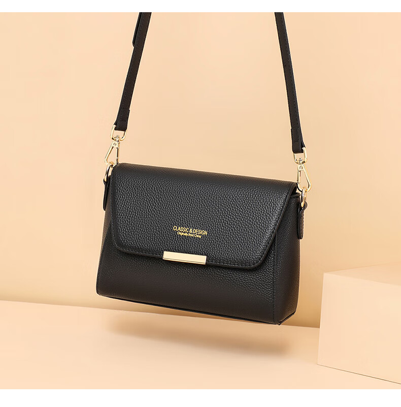 Viney Women's Handbag, Cowhide Crossbody Bag, Shoulder Bag for Middle-Aged And Young Fashionistas, Practical Birthday And Mother's Day Gift for Mom 9