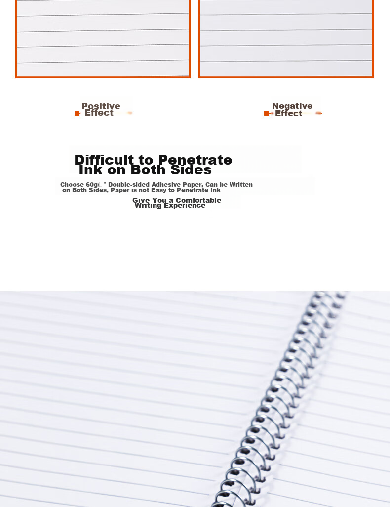 Deli 6 B5/80-Sheet Spiral-Bound Soft Cover Notebooks, Memo Pads, And Journals 7694-6 7