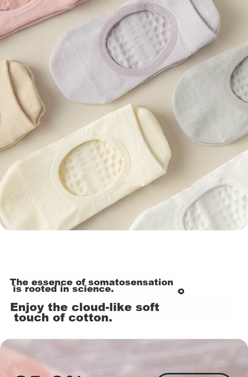 Ziyouxi Yoga Socks for Women, Professional Sports Fitness Non-Slip Socks, Pilates Mesh Breathable Seamless Anti-Pilling Boat Socks for Spring And Summer 4