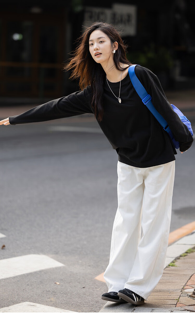 Dme [De Rong Warm T-Shirt] 2025 Spring And Autumn Basic Wear, Side Slit Hem Base Layer for Wome 18