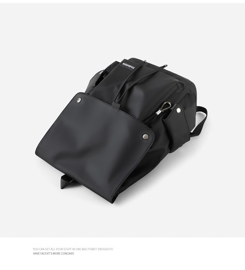 Viney Backpack for Men And Women, Japanese-Style Trendy Brand Large Capacity Casual Travel Bag Cool Schoolbag for Middle School And College Students 18