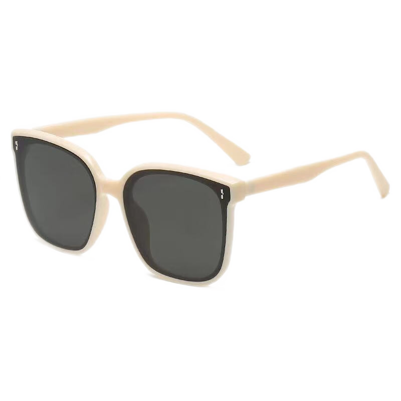 Baixiaoshe Sunglasses-127 [White Frame Premium Edition + Gift], GM Driving Sun Protection UV-Resistant Sunglasses