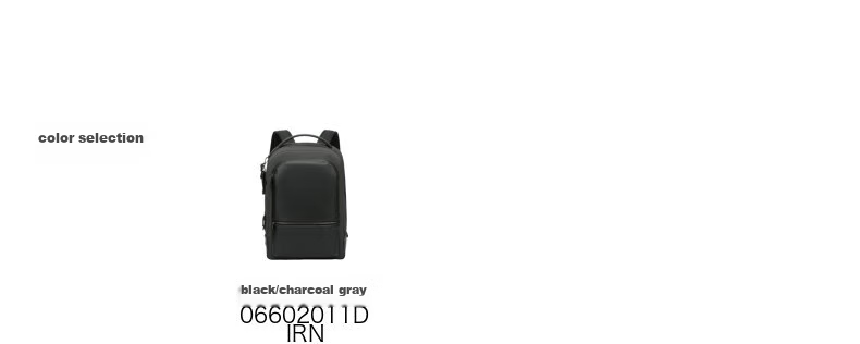TUMI HARRISON Series Men's Business Travel High-End Fashion Backpack 06602011GT Graphite 3