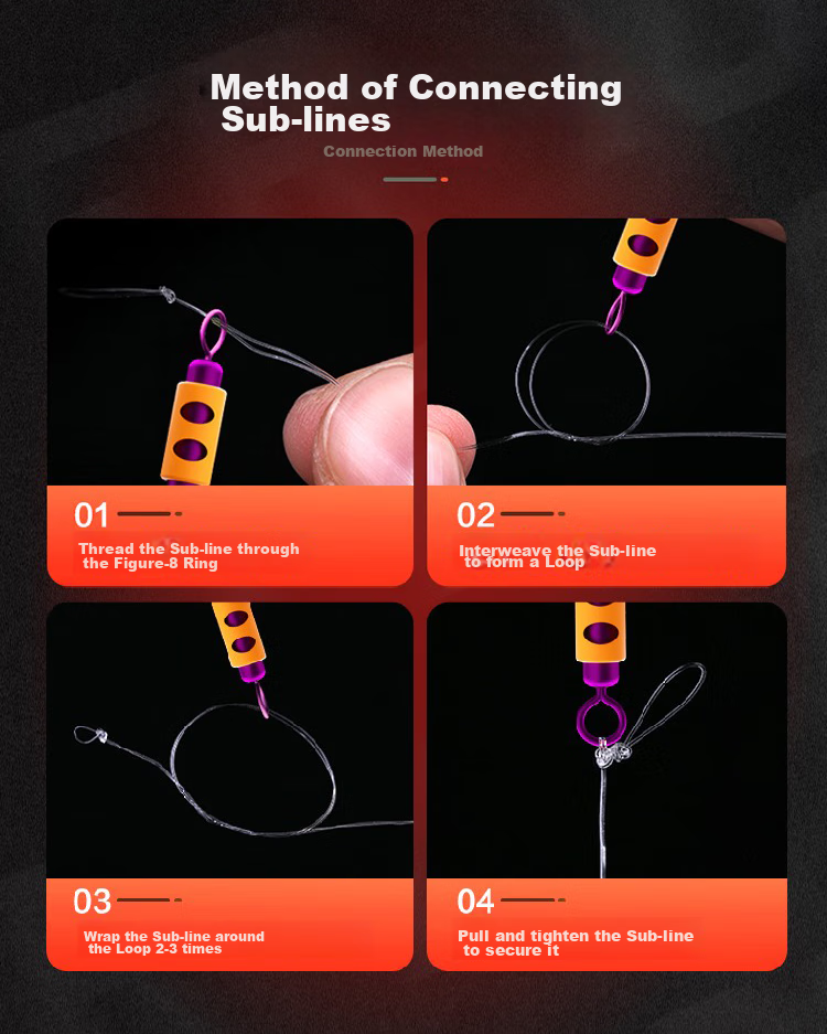 SIMAGO Ximan Duongli Original Silk Main Line Finished Product Nylon Line Complete Set Pre-Tied Fishing Line Set Qiguanwang 4.5 Meters 1.2 Size 11