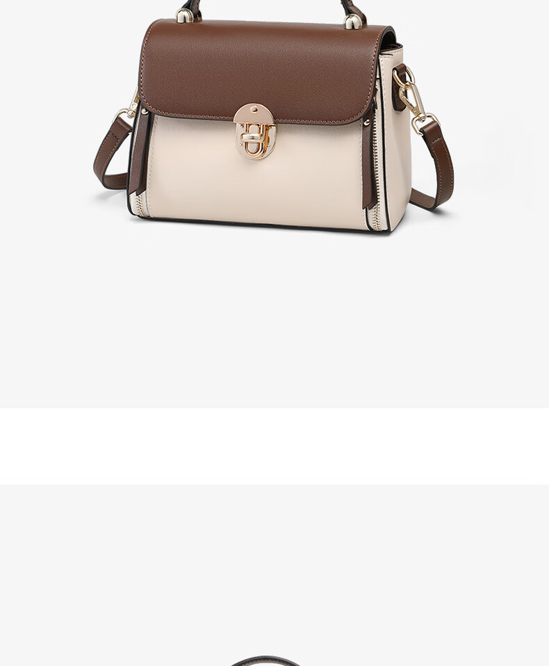 Aiqinghai Leather Handbag, Women's Crossbody Bag, Shoulder Bag, Large Capacity, Practical Birthday And Mother's Day Gift for Mom 6