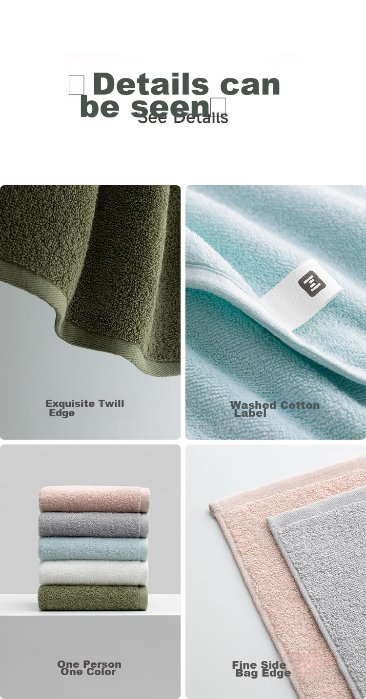 A-Life Children's Cotton Face Towels, 4-Pack, Pure Cotton Household Small Towels, Absorbent Soft Sweat-Wiping Face Towels for Sports And Daily Use 13