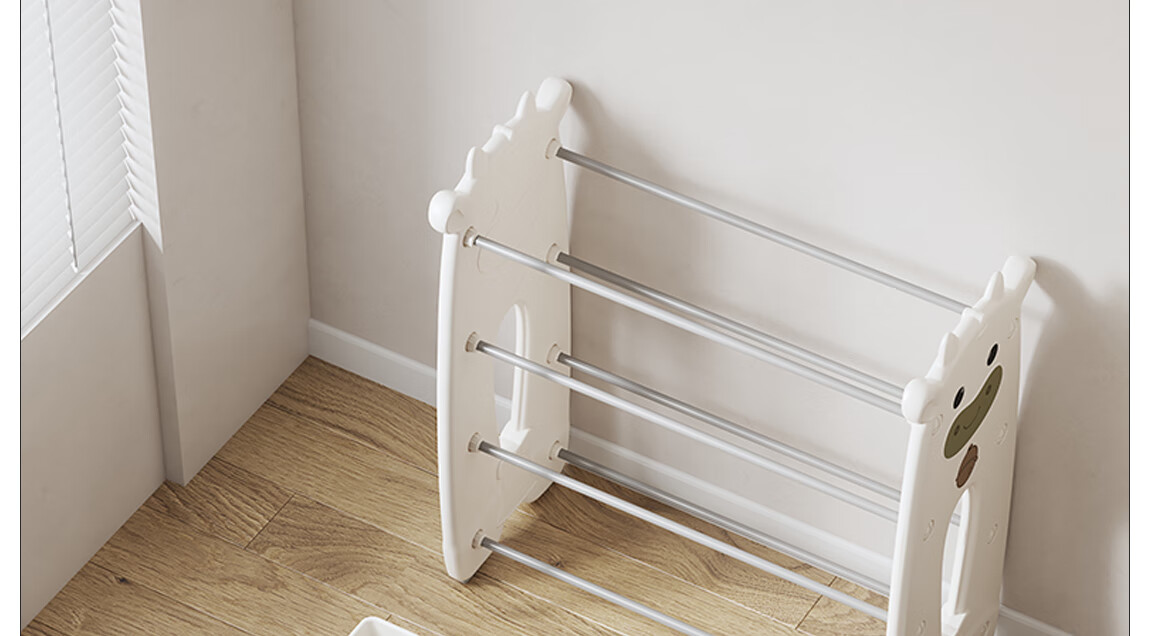 Babyviva Children's Toy Storage Rack, Large Capacity, Baby Supplies, Home Floor-Standing Bedroom Organizer, Four-Tier Thickened Set 10