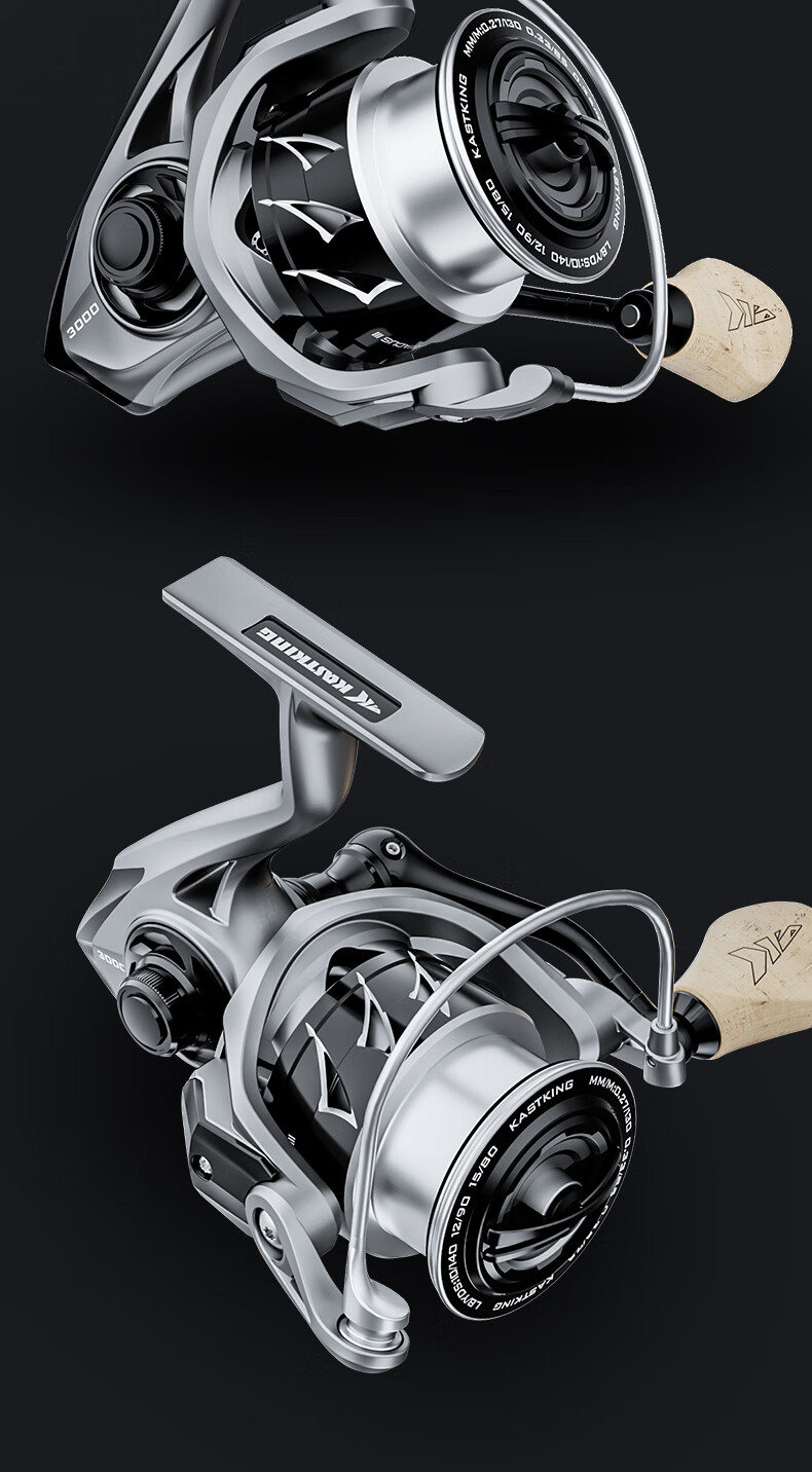 KastKing Kastingsbada 3rd Generation Spinning Reel, Versatile Ultra-Light Fishing Line Reel, for Micro Fish And Bass, Long-Distance Casting Fishing Reel 15