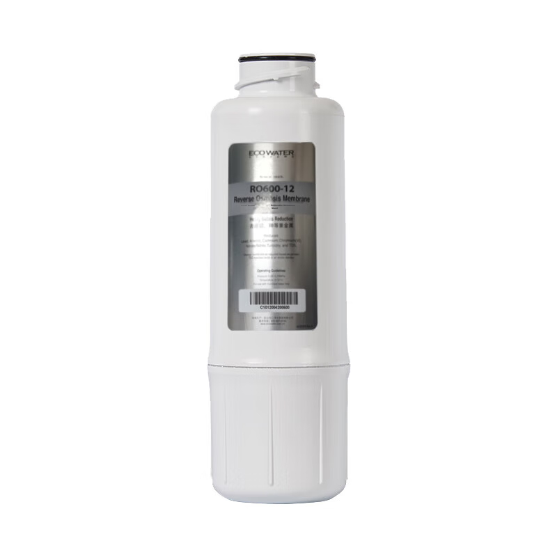ECOWATER Water Purifier Household Original Consumables, Reverse Osmosis RO600-12 Membrane Filter Cartridge, Suitable for ERO265-3