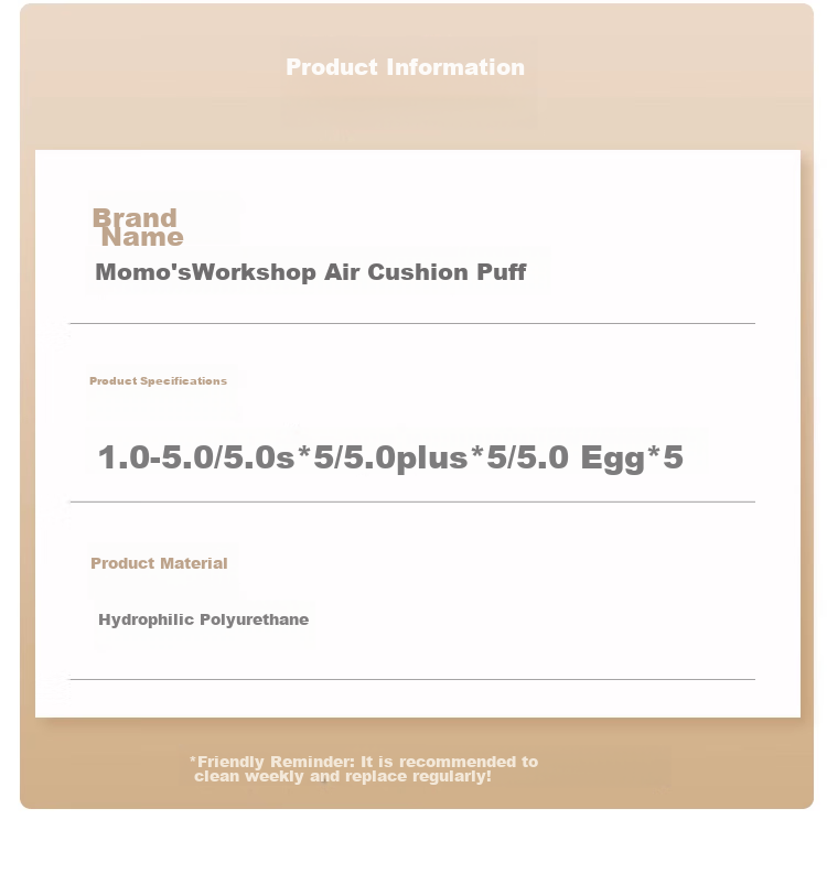 Maojiji Momo's Workshop Air Cushion Powder Puff 5.0 Plus, Dual-Use for Dry And Wet Application, Enlarged Size, No Powder Absorption, New Year Gift 10