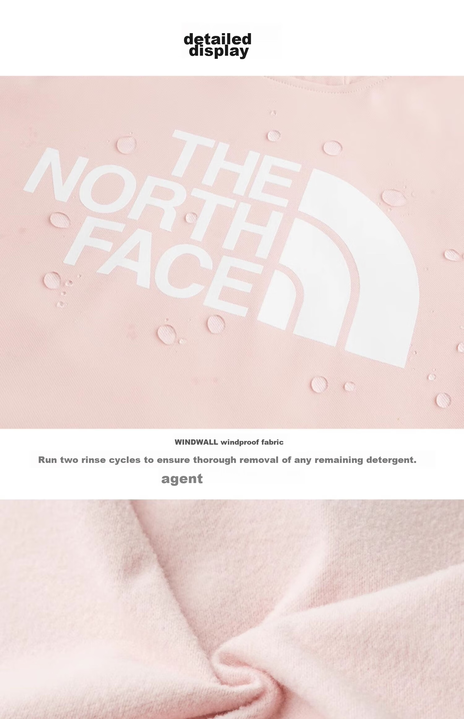 The North Face Knitted Sweatshirt for Women, Outdoor Windproof And Warm Pullover 7UUK, Black/ORN, Size S 12