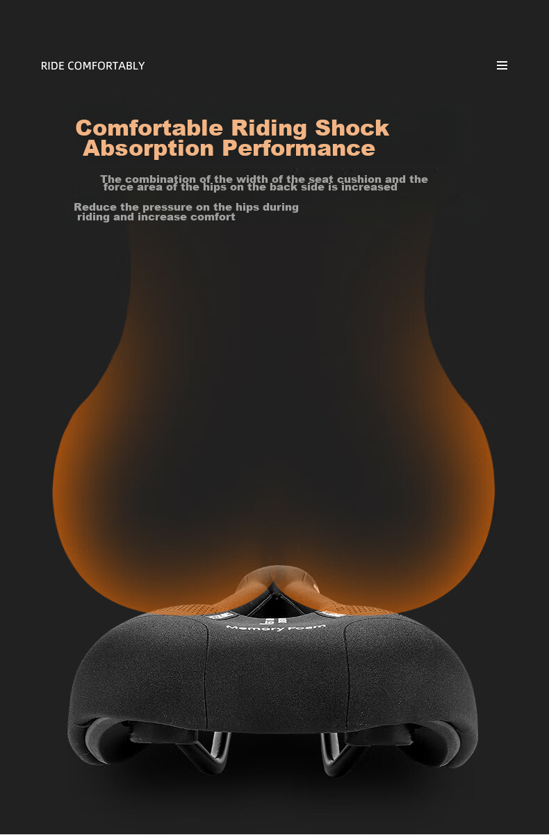 WestBiking Bicycle Seat, Road Bike Soft Seat, Thickened Shock-Absorbing, Hollow Breathable, Cycling Accessory 12