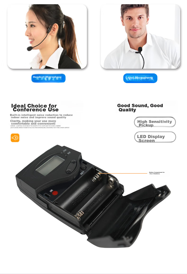 SHILE SH-26 Rechargeable One-To Conference Room Lecture Hall Microphone, Gooseneck Square Pole Wireless Microphone, Desktop Condenser Mic 16