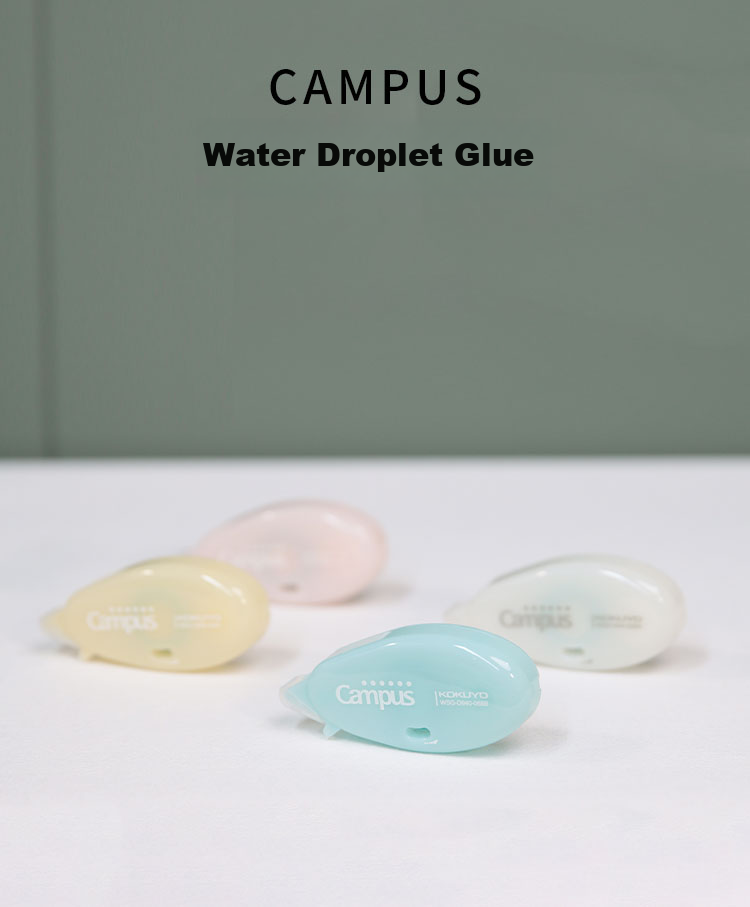 KOKUYO Campus Water Drop Dot Double-Sided Tape, Strong Adhesive, Invisible, Craft Tape (Disposable), Pink, 1 Piece WSG-D940 Attractive Appearance, Back-To Essential 1