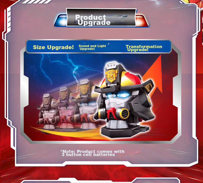 MinitegongduiX Storm Special Police Seven Super Battle Force Transforming Mecha Dual-Form Fule Zhanqi Toy, Gift for Young Boys 14