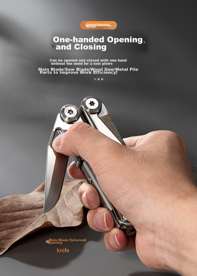 SHEFFIELD Swiss Technology Outdoor Multi-Functional Combination Tool Pliers, Folding Scissors, EDC Survival Equipment, Multi-Purpose Tool Pliers 6