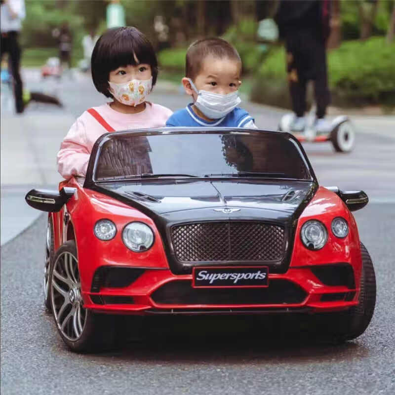 BeRica Children's Electric Car, Four-Wheel Vehicle, Two-Seater, Remote Control, Toy Car for Kids, Rideable, Baby Gift 2