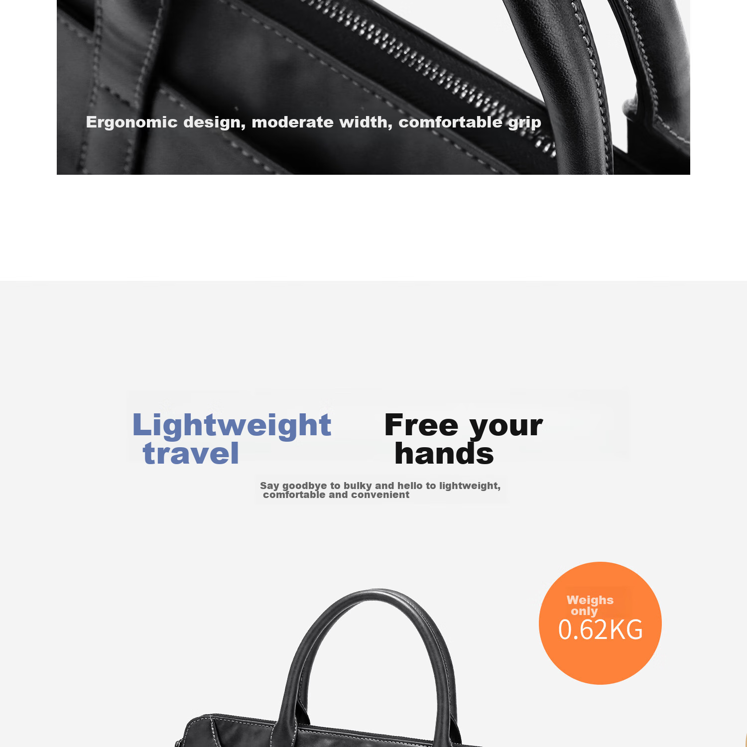 MashaLanti Men's Business Briefcase, Large Capacity Laptop Bag, Handbag for Travel, Shoulder Crossbody Bag, Practical Father's Day Gift 15