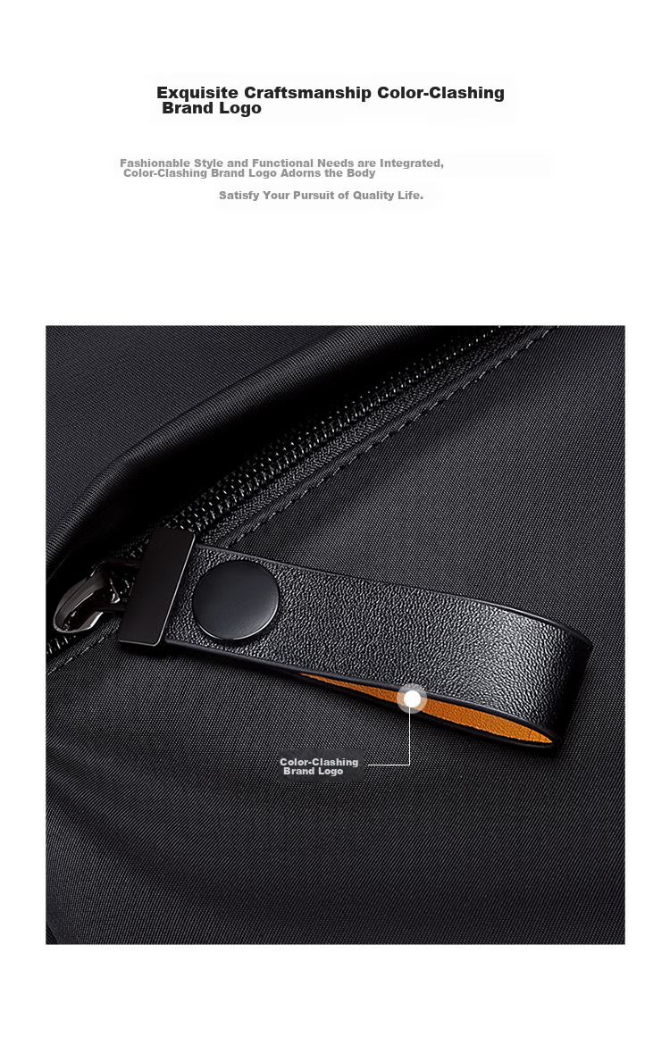 GOLF Shoulder Bag for Men, Crossbody Bag with Multiple Compartments, Can Hold IPad, Business Casual Water-Resistant Lightweight Fashionable Sports Messenger Bag 11