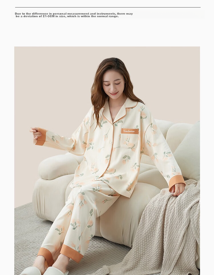 JOYNCLEON Maternity Pajamas, Soft And Breathable for Spring And Summer, Nursing Wear for Pregnant Women, Postpartum Loungewear, XL Jyz62756 18