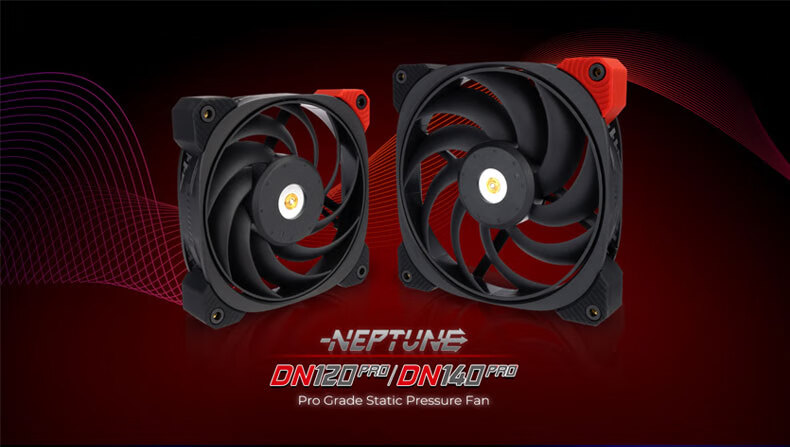 IN WIN DN140Pro 14cm Black Silent Performance Case Fan (PWM Smart Speed Control, FDB Bearing, Dual-Sided Dynamic Balancing) 1