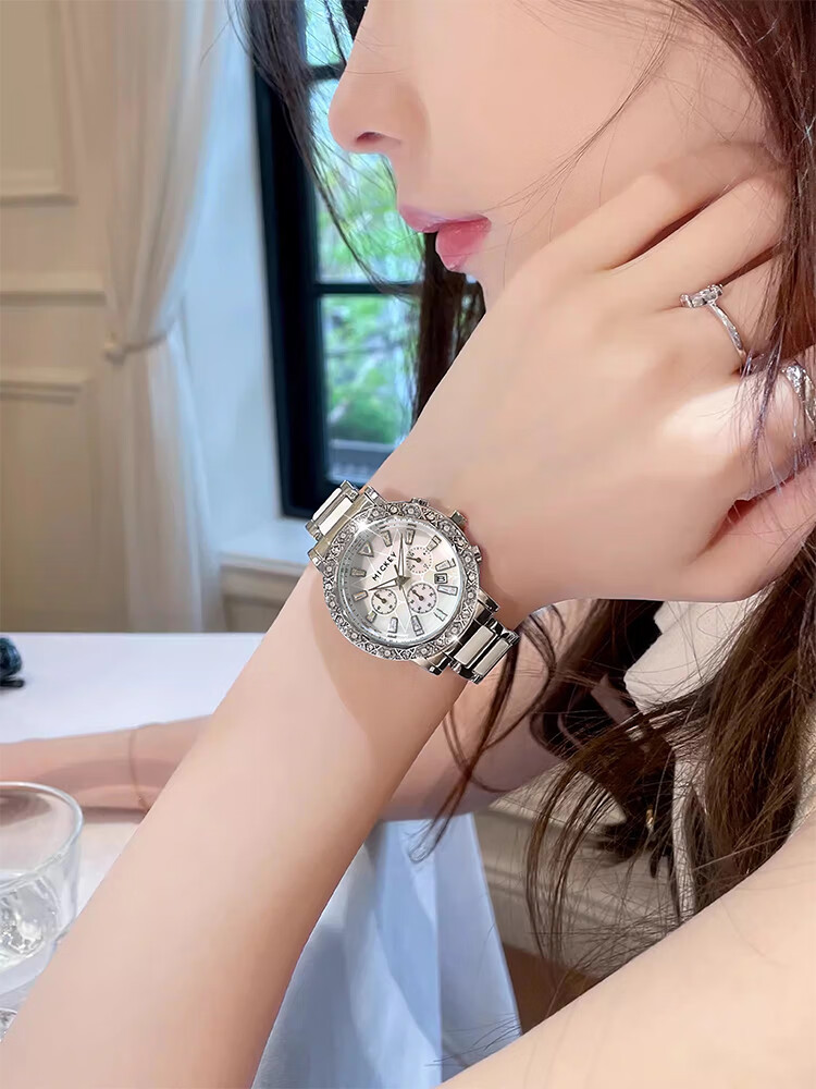 Disney Women's Watch, Fashionable Instagram Style, Youthful Wristwatch, Waterproof, Light Luxury, Niche Steel Strap, Ladies' Watch, Valentine's Day Gift 5