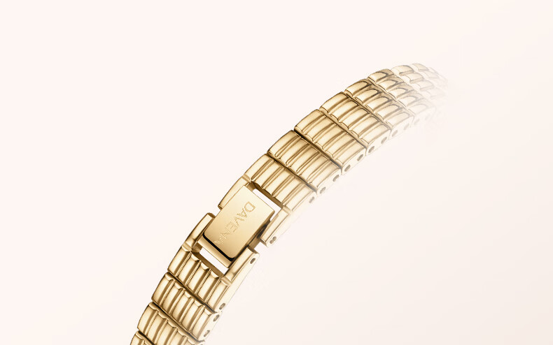 Davena Small Gold Brick Watch for Women, Small Dial Luxury Niche Birthday Gift for Girlfriend, Gold with Green Face 13