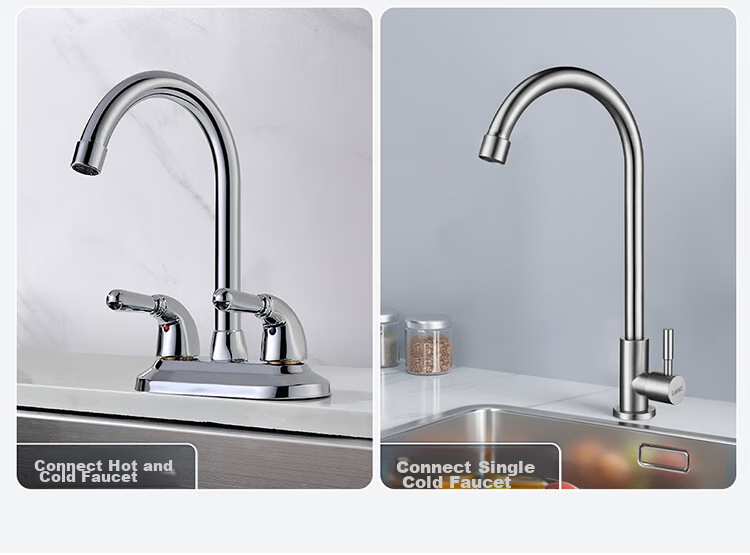 Larsd 304 Stainless Steel Inlet Hose, 80CM Toilet Water Inlet Pipe, Hot Water Heater Cold And Hot Universal Water Supply Pipe, BH608 6