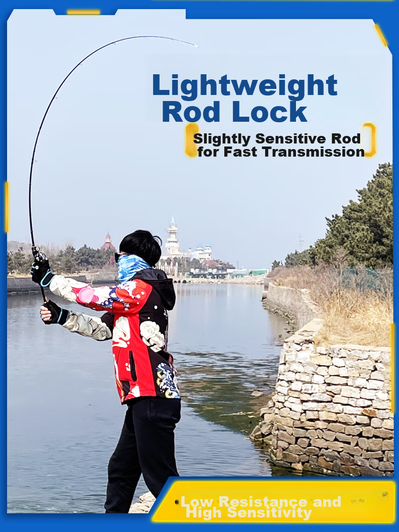 Erciyuan Lure Rod High Carbon Versatile Long-Casting Quick-Adjust 2.13m ML Action Bass Snakehead Rod Gun Handle Right-Handed Set 9